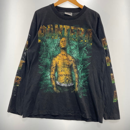 【現状渡し品】【メンズ】 THE ROXX ロックス PANTERA UNSCARRED RONG SLEEVE T SHIRT パンテラ アンスカード ロング スリーブ Tシャツ 長袖 トップス 145-260826-ko-09-teih サイズ：L カラー：ブラック 万代Net店