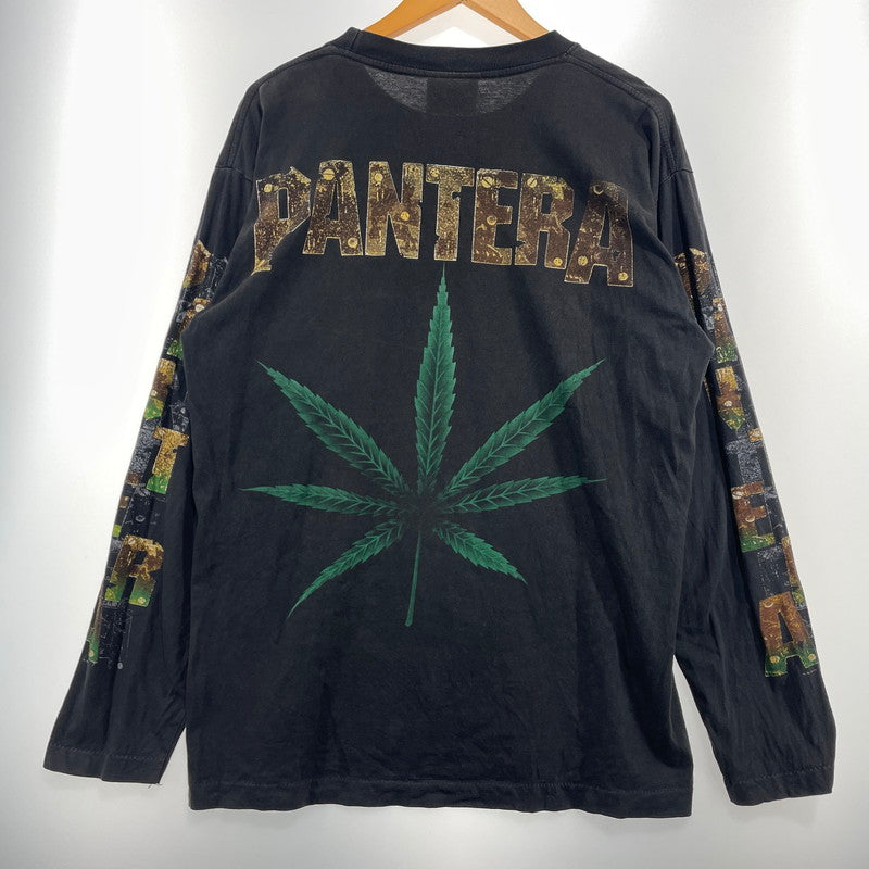 【現状渡し品】【メンズ】 THE ROXX ロックス PANTERA UNSCARRED RONG SLEEVE T SHIRT パンテラ アンスカード ロング スリーブ Tシャツ 長袖 トップス 145-260826-ko-09-teih サイズ：L カラー：ブラック 万代Net店