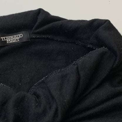 【中古品】【メンズ】 TORNADO MART トルネード マート SWAROVSKI DRESS SHIRT TSH-8255-7 スワロフスキー ドレスシャツ 長袖 トップス 140-260826-sa-04-tei サイズ：M カラー：ブラック 万代Net店