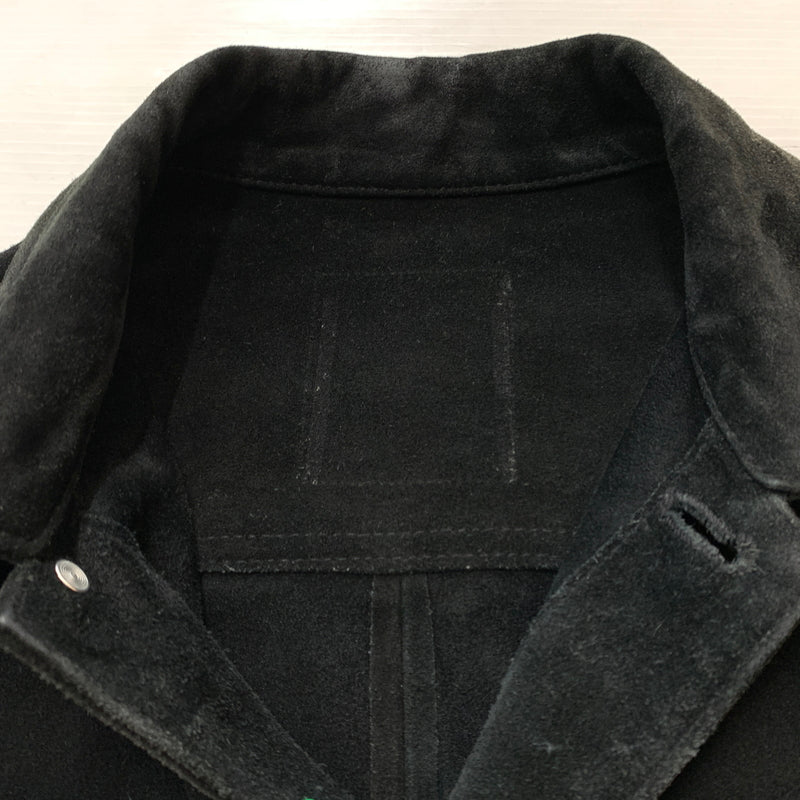 【中古品】【メンズ】 STUSSY ステューシー SUEDE COW LEATHER TRACKER JACKET スエード カウレザー トラッカー ジャケット アウター 142-260826-sa-01-tei サイズ：L カラー：ブラック 万代Net店