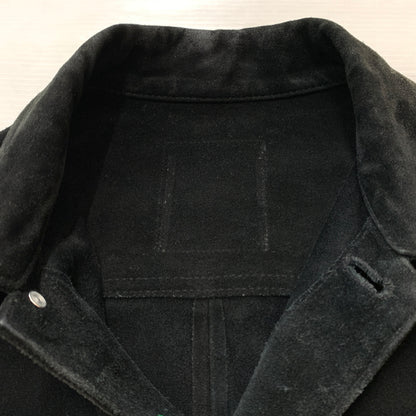 【中古品】【メンズ】 STUSSY ステューシー SUEDE COW LEATHER TRACKER JACKET スエード カウレザー トラッカー ジャケット アウター 142-260826-sa-01-tei サイズ：L カラー：ブラック 万代Net店