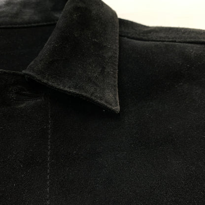 【中古品】【メンズ】 STUSSY ステューシー SUEDE COW LEATHER TRACKER JACKET スエード カウレザー トラッカー ジャケット アウター 142-260826-sa-01-tei サイズ：L カラー：ブラック 万代Net店