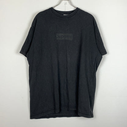 【中古品】【メンズ】 SUPREME シュプリーム TONAL BOX LOGO TEE トーナル ボックス ロゴ Tシャツ 長袖 トップス 142-260826-sa-06-tei サイズ：XL カラー：ブラック 万代Net店