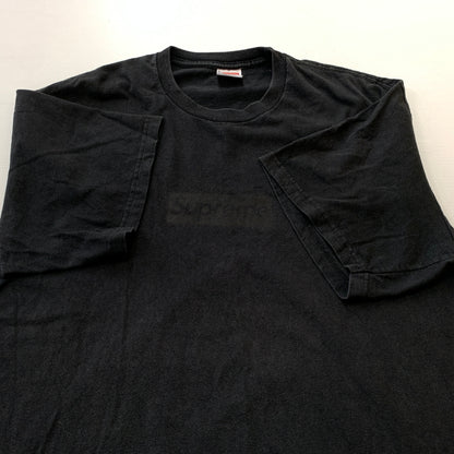 【中古品】【メンズ】 SUPREME シュプリーム TONAL BOX LOGO TEE トーナル ボックス ロゴ Tシャツ 長袖 トップス 142-260826-sa-06-tei サイズ：XL カラー：ブラック 万代Net店