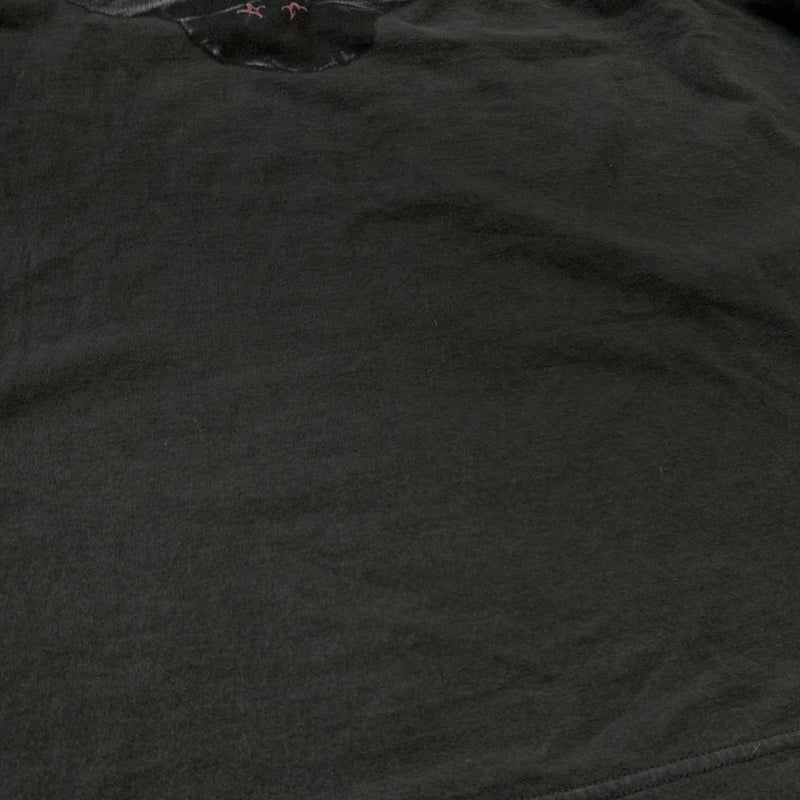 【中古品】【メンズ】 YEEZY イージー × GAP ギャップ LOGO LONG SLEEVE 1166 ロゴ ロング スリーブ 長袖 トップス 142-260826-sa-05-tei サイズ：L カラー：ブラック 万代Net店