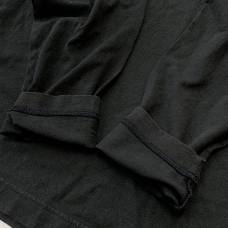 【中古品】【メンズ】 YEEZY イージー × GAP ギャップ LOGO LONG SLEEVE 1166 ロゴ ロング スリーブ 長袖 トップス 142-260826-sa-05-tei サイズ：L カラー：ブラック 万代Net店