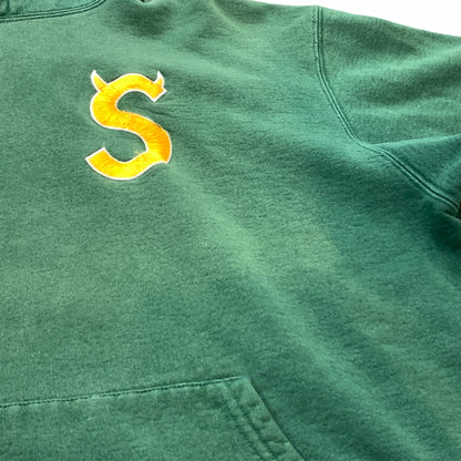 【現状渡し品】【メンズ】 SUPREME シュプリーム 22AW S LOGO HOODED SWEATSHIRT 2022年春夏 エス ロゴ フーディー スウェットシャツ 長袖 トップス プルーオーバー パーカー 142-260826-sa-02-tei サイズ：XL カラー：グリーン 万代Net店
