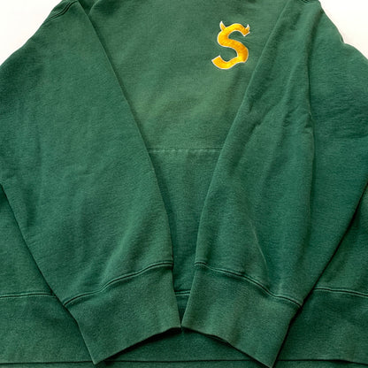 【現状渡し品】【メンズ】 SUPREME シュプリーム 22AW S LOGO HOODED SWEATSHIRT 2022年春夏 エス ロゴ フーディー スウェットシャツ 長袖 トップス プルーオーバー パーカー 142-260826-sa-02-tei サイズ：XL カラー：グリーン 万代Net店