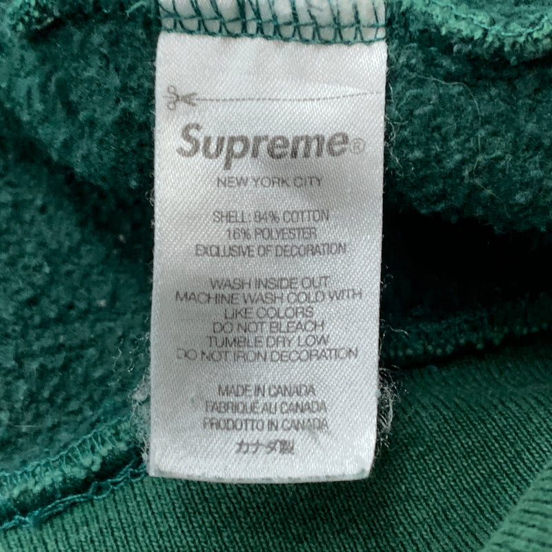 【現状渡し品】【メンズ】 SUPREME シュプリーム 22AW S LOGO HOODED SWEATSHIRT 2022年春夏 エス ロゴ フーディー スウェットシャツ 長袖 トップス プルーオーバー パーカー 142-260826-sa-02-tei サイズ：XL カラー：グリーン 万代Net店