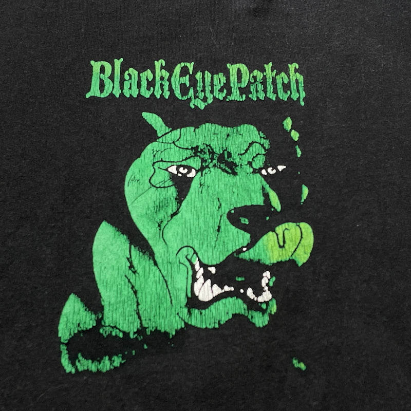 【中古品】【メンズ】 THE BLACK EYE PATCH ザ ブラック アイ パッチ CONCRETE GREEN T-SHIRT コンクリート グリーン Tシャツ 半袖 トップス 142-260830-sa-05-tei サイズ：L カラー：ブラック 万代Net店
