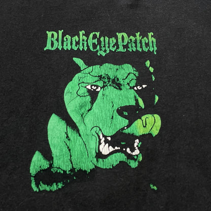 【中古品】【メンズ】 THE BLACK EYE PATCH ザ ブラック アイ パッチ CONCRETE GREEN T-SHIRT コンクリート グリーン Tシャツ 半袖 トップス 142-260830-sa-05-tei サイズ：L カラー：ブラック 万代Net店