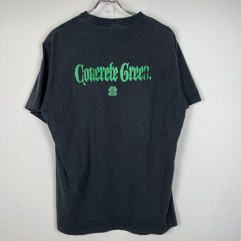 【中古品】【メンズ】 THE BLACK EYE PATCH ザ ブラック アイ パッチ CONCRETE GREEN T-SHIRT コンクリート グリーン Tシャツ 半袖 トップス 142-260830-sa-05-tei サイズ：L カラー：ブラック 万代Net店