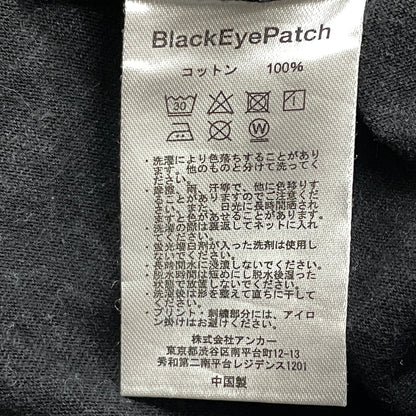 【中古品】【メンズ】 THE BLACK EYE PATCH ザ ブラック アイ パッチ CONCRETE GREEN T-SHIRT コンクリート グリーン Tシャツ 半袖 トップス 142-260830-sa-05-tei サイズ：L カラー：ブラック 万代Net店