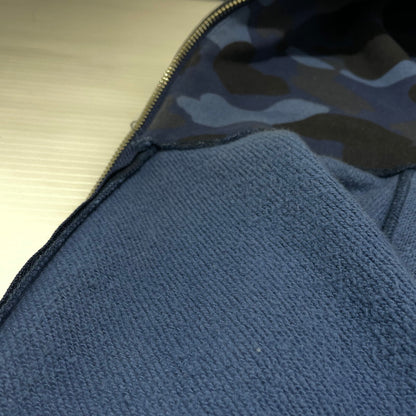 【現状渡し品】【メンズ】 A BATHING APE アベイシングエイプ CAMO TIGER FULL ZIP HOODIE 001ZPG301006X カモ タイガー フルジップ フーディ トップス フルジップパーカー 142-260826-ko-13-teih サイズ：L カラー：ブルー 万代Net店