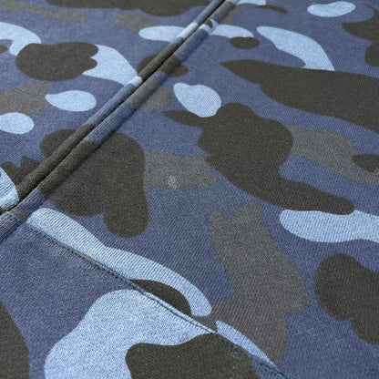 【現状渡し品】【メンズ】 A BATHING APE アベイシングエイプ CAMO TIGER FULL ZIP HOODIE 001ZPG301006X カモ タイガー フルジップ フーディ トップス フルジップパーカー 142-260826-ko-13-teih サイズ：L カラー：ブルー 万代Net店
