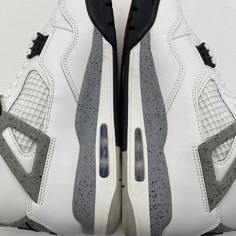 【中古品】【メンズ】 Nike ナイキ AIR JORDAN 4 RETRO WHITE CEMENT FV5029-100 エア ジョーダン4レトロ ホワイトセメント スニーカー 靴 160-260829-ss-06-teih サイズ：28cm カラー：ホワイト/セメント 万代Net店