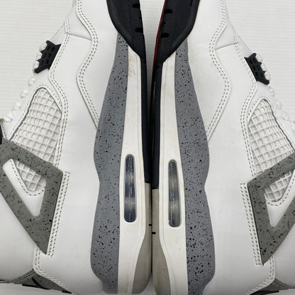 【中古品】【メンズ】 Nike ナイキ AIR JORDAN 4 RETRO WHITE CEMENT FV5029-100 エア ジョーダン4レトロ ホワイトセメント スニーカー 靴 160-260829-ss-06-teih サイズ：28cm カラー：ホワイト/セメント 万代Net店
