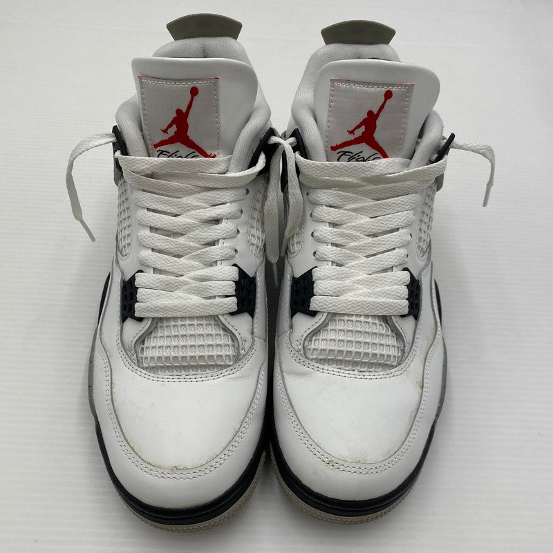 【中古品】【メンズ】 Nike ナイキ AIR JORDAN 4 RETRO WHITE CEMENT FV5029-100 エア ジョーダン4レトロ ホワイトセメント スニーカー 靴 160-260829-ss-06-teih サイズ：28cm カラー：ホワイト/セメント 万代Net店