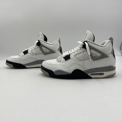 【中古品】【メンズ】 Nike ナイキ AIR JORDAN 4 RETRO WHITE CEMENT FV5029-100 エア ジョーダン4レトロ ホワイトセメント スニーカー 靴 160-260829-ss-06-teih サイズ：28cm カラー：ホワイト/セメント 万代Net店