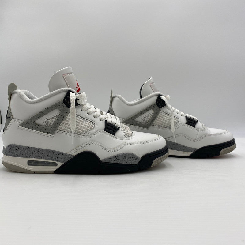 【中古品】【メンズ】 Nike ナイキ AIR JORDAN 4 RETRO WHITE CEMENT FV5029-100 エア ジョーダン4レトロ ホワイトセメント スニーカー 靴 160-260829-ss-06-teih サイズ：28cm カラー：ホワイト/セメント 万代Net店
