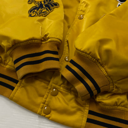 【中古品】【メンズ】 KEBOZ ケボズ × FREAK'S フリークス ストア 別注コラボ STADIUM JUMPER 214-1579 スタジアム ジャンパー アウター スタジャン 142-260830-sa-12-tei サイズ：L カラー：イエロー 万代Net店