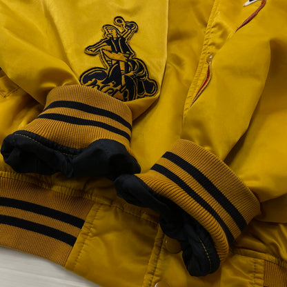【中古品】【メンズ】 KEBOZ ケボズ × FREAK'S フリークス ストア 別注コラボ STADIUM JUMPER 214-1579 スタジアム ジャンパー アウター スタジャン 142-260830-sa-12-tei サイズ：L カラー：イエロー 万代Net店