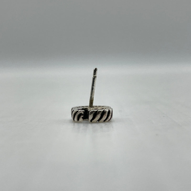 【中古品】【レディース】 GUCCI グッチ AG925 DOUBLE G TWIST LOGO EARRING MADE IN ITALY シルバー952 ダブルG ツイストロゴピアス 片耳 イタリア製 182-260902-ss-08-tei カラー：シルバー 万代Net店