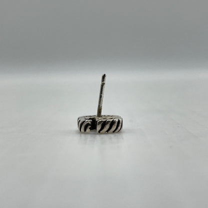 【中古品】【レディース】 GUCCI グッチ AG925 DOUBLE G TWIST LOGO EARRING MADE IN ITALY シルバー952 ダブルG ツイストロゴピアス 片耳 イタリア製 182-260902-ss-08-tei カラー：シルバー 万代Net店