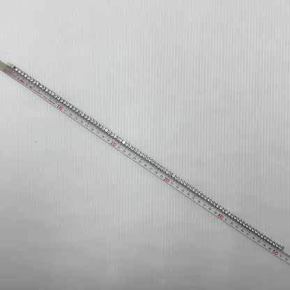 【中古品】【メンズ】 USED S925 ZIRCONIA TENNIS CHAIN ジルコニアテニスチェーン ネックレス アクセサリー 192-260902-ss-07-tei サイズ：※長さ約49ｃｍ カラー：シルバー 万代Net店