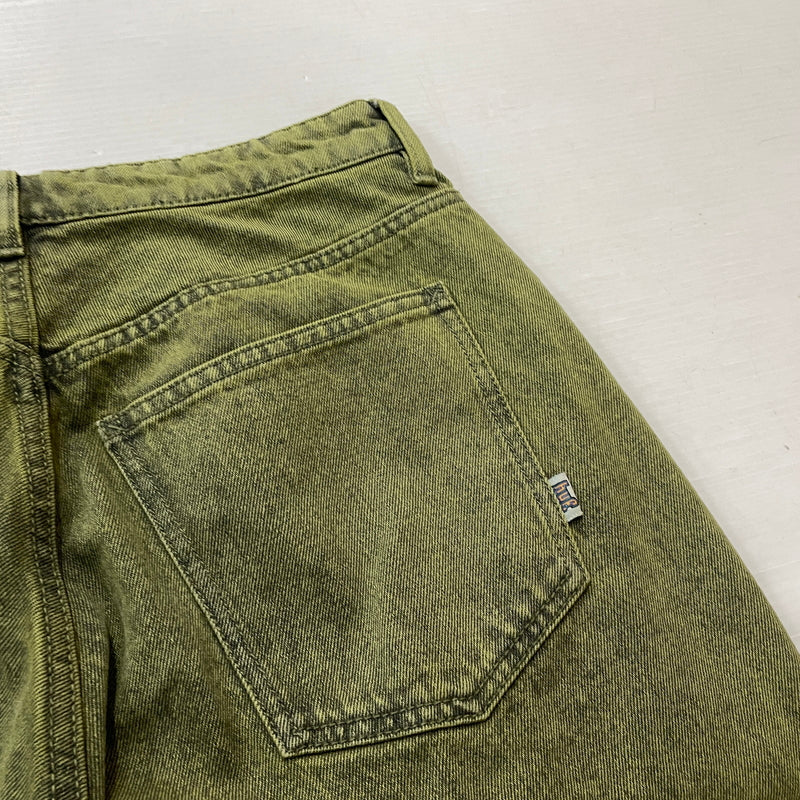【中古品】【メンズ】 HUF ハフ CROMER WASHED PANT クローマー ウォッシュド パンツ ボトムス 153-260830-sa-16-tei サイズ：30 カラー：グリーン 万代Net店