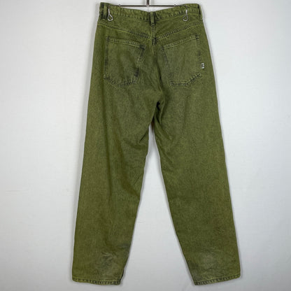 【中古品】【メンズ】 HUF ハフ CROMER WASHED PANT クローマー ウォッシュド パンツ ボトムス 153-260830-sa-16-tei サイズ：30 カラー：グリーン 万代Net店