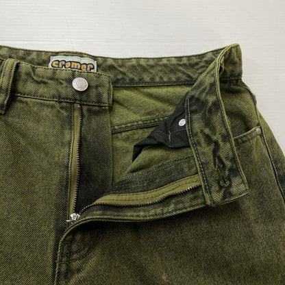 【中古品】【メンズ】 HUF ハフ CROMER WASHED PANT クローマー ウォッシュド パンツ ボトムス 153-260830-sa-16-tei サイズ：30 カラー：グリーン 万代Net店