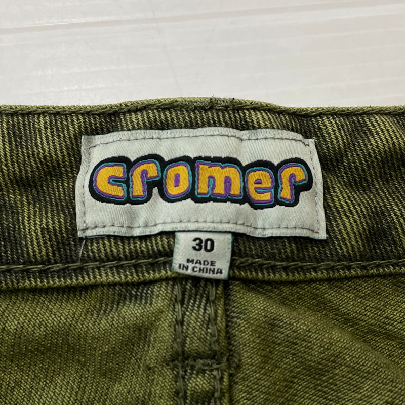 【中古品】【メンズ】 HUF ハフ CROMER WASHED PANT クローマー ウォッシュド パンツ ボトムス 153-260830-sa-16-tei サイズ：30 カラー：グリーン 万代Net店