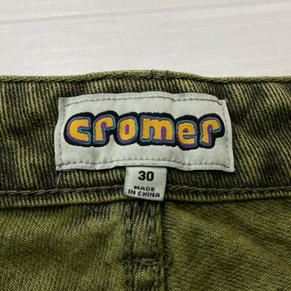 【中古品】【メンズ】 HUF ハフ CROMER WASHED PANT クローマー ウォッシュド パンツ ボトムス 153-260830-sa-16-tei サイズ：30 カラー：グリーン 万代Net店