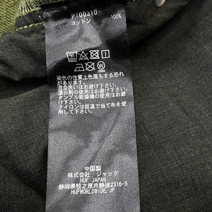 【中古品】【メンズ】 HUF ハフ CROMER WASHED PANT クローマー ウォッシュド パンツ ボトムス 153-260830-sa-16-tei サイズ：30 カラー：グリーン 万代Net店