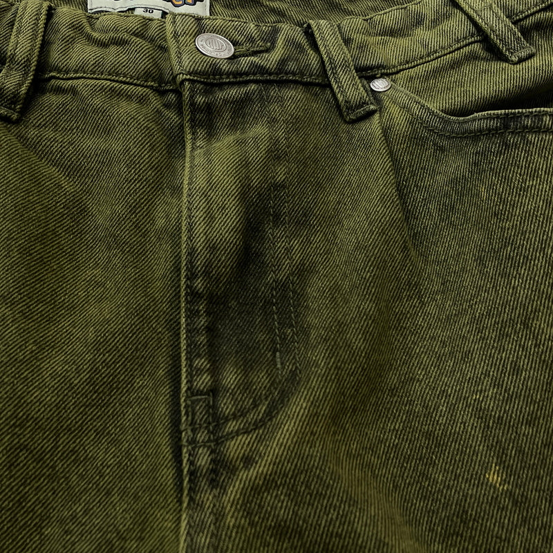 【中古品】【メンズ】 HUF ハフ CROMER WASHED PANT クローマー ウォッシュド パンツ ボトムス 153-260830-sa-16-tei サイズ：30 カラー：グリーン 万代Net店