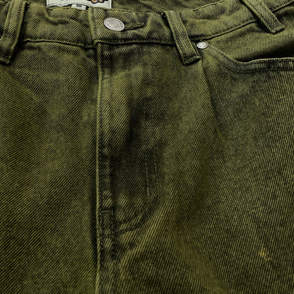 【中古品】【メンズ】 HUF ハフ CROMER WASHED PANT クローマー ウォッシュド パンツ ボトムス 153-260830-sa-16-tei サイズ：30 カラー：グリーン 万代Net店