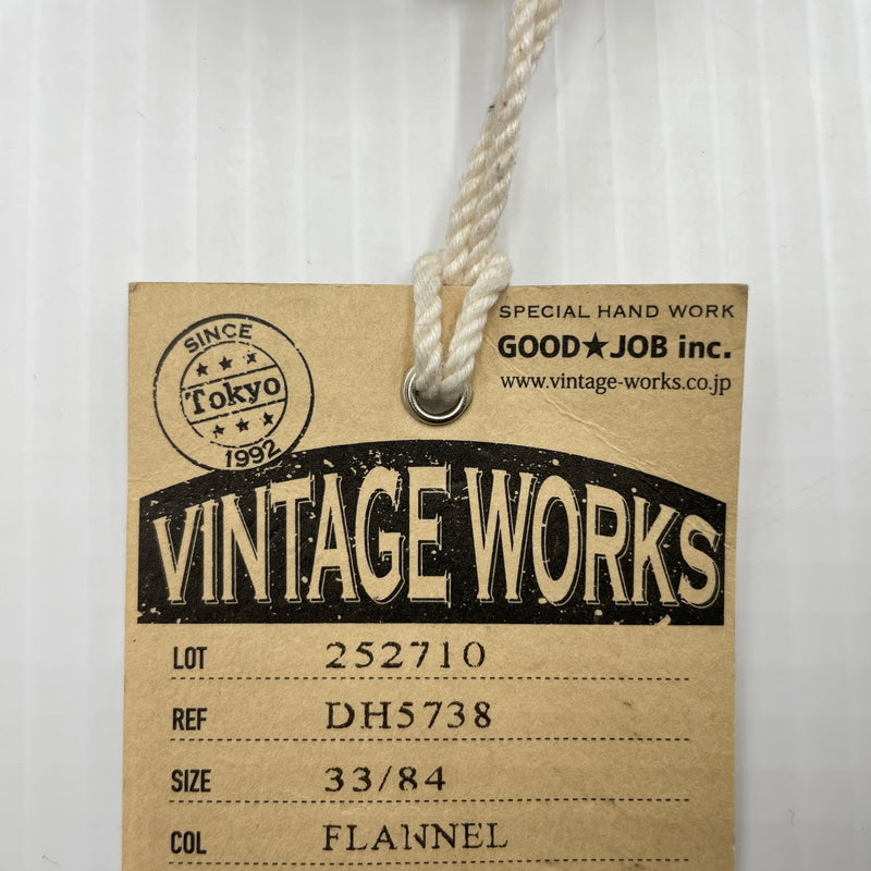 【中古品】【メンズ】 Vintage Works ヴィンテージワークス LEATHER BELT 7HOLE MADE IN JAPAN DH5738 レザー ベルト 7ホール アクセサリー 日本製 205-260902-ss-06-tei サイズ：ケース付き カラー：ブラック 万代Net店