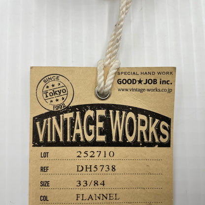 【中古品】【メンズ】 Vintage Works ヴィンテージワークス LEATHER BELT 7HOLE MADE IN JAPAN DH5738 レザー ベルト 7ホール アクセサリー 日本製 205-260902-ss-06-tei サイズ：ケース付き カラー：ブラック 万代Net店