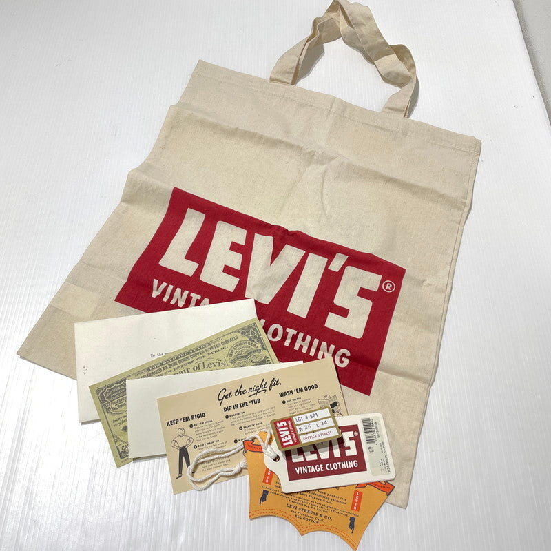 【中古品】【メンズ】 LEVI'S VINTAGE CLOTHING リーバイス ヴィンテージ クロージング 1955 501XX DENIM PANTS 1955年復刻 デニムパンツ ボトムス ボタン裏刻印3015 156-260828-yo-01-teih サイズ：W36 L34 カラー：インディゴ 万代Net店