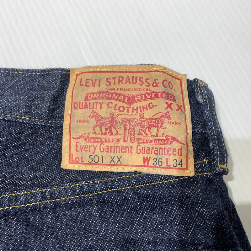 【中古品】【メンズ】 LEVI'S VINTAGE CLOTHING リーバイス ヴィンテージ クロージング 1955 501XX DENIM PANTS 1955年復刻 デニムパンツ ボトムス ボタン裏刻印3015 156-260828-yo-01-teih サイズ：W36 L34 カラー：インディゴ 万代Net店