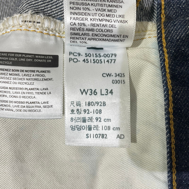 【中古品】【メンズ】 LEVI'S VINTAGE CLOTHING リーバイス ヴィンテージ クロージング 1955 501XX DENIM PANTS 1955年復刻 デニムパンツ ボトムス ボタン裏刻印3015 156-260828-yo-01-teih サイズ：W36 L34 カラー：インディゴ 万代Net店