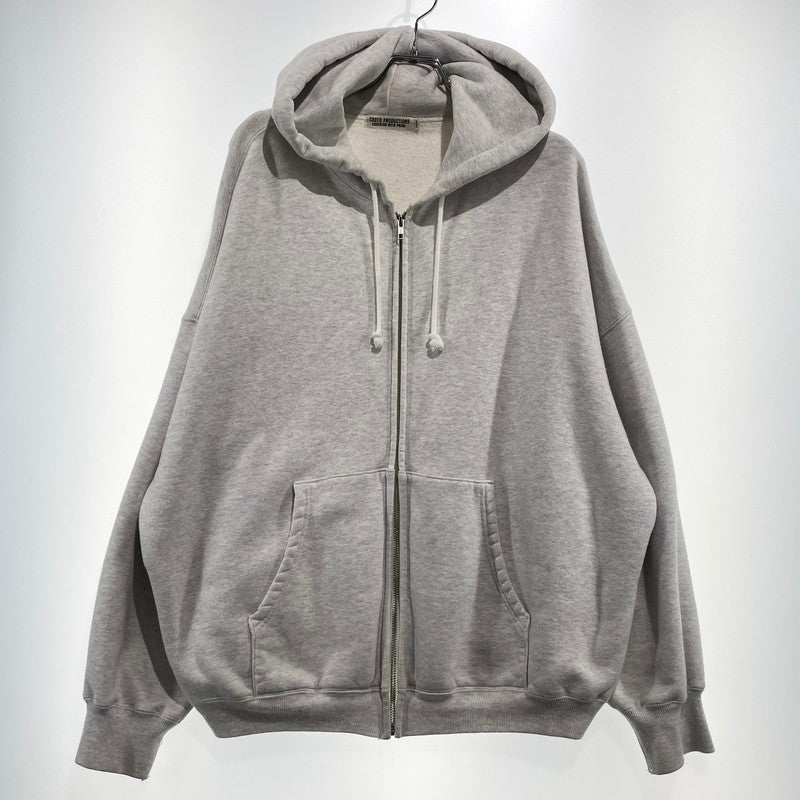 【現状渡し品】【メンズ】 COOTIE PRODUCTIONS クーティー プロダクツ HEAVY OZ SWEAT FULL ZIP HOODIE ヘヴィー オンス スウェット フルジップ フーディ 長袖 トップス 142-260915-yo-09-teih サイズ：L カラー：グレー 万代Net店
