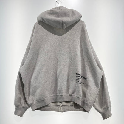 【現状渡し品】【メンズ】 COOTIE PRODUCTIONS クーティー プロダクツ HEAVY OZ SWEAT FULL ZIP HOODIE ヘヴィー オンス スウェット フルジップ フーディ 長袖 トップス 142-260915-yo-09-teih サイズ：L カラー：グレー 万代Net店