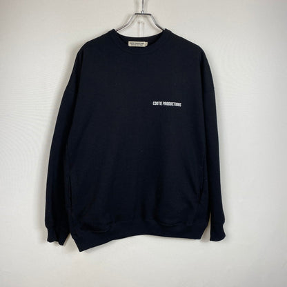【中古品】【メンズ】 COOTIE PRODUCTIONS クーティープロダクションズ DRY TECH SWEAT CREW ドライテック スウェット クルー トップス トレーナー 142-261019-ss-07-teih サイズ：M カラー：ブラック 万代Net店