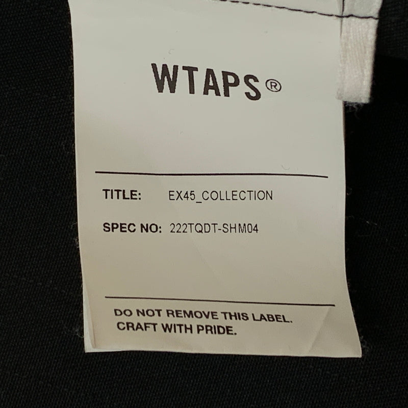 【現状渡し品】【メンズ】 WTAPS ダブル タップス LEAGUE d01 L/S CTPL.TWILL 222TQDT-SHM04 リーグ ゼロワン ロングスリーブ コットン ポリエステル ツイル アウター 142-260828-sa-01-tei サイズ：3 カラー：ブラック 万代Net店
