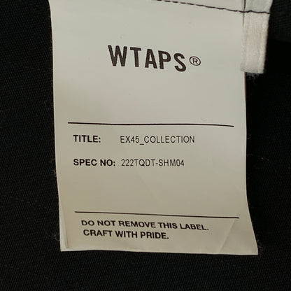 【現状渡し品】【メンズ】 WTAPS ダブル タップス LEAGUE d01 L/S CTPL.TWILL 222TQDT-SHM04 リーグ ゼロワン ロングスリーブ コットン ポリエステル ツイル アウター 142-260828-sa-01-tei サイズ：3 カラー：ブラック 万代Net店