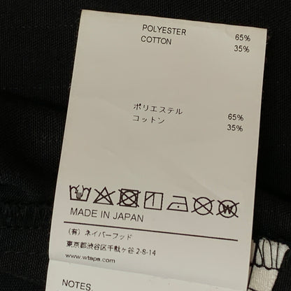 【現状渡し品】【メンズ】 WTAPS ダブル タップス LEAGUE d01 L/S CTPL.TWILL 222TQDT-SHM04 リーグ ゼロワン ロングスリーブ コットン ポリエステル ツイル アウター 142-260828-sa-01-tei サイズ：3 カラー：ブラック 万代Net店