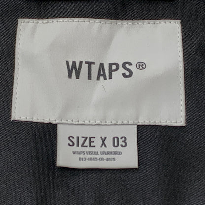 【現状渡し品】【メンズ】 WTAPS ダブル タップス LEAGUE d01 L/S CTPL.TWILL 222TQDT-SHM04 リーグ ゼロワン ロングスリーブ コットン ポリエステル ツイル アウター 142-260828-sa-01-tei サイズ：3 カラー：ブラック 万代Net店