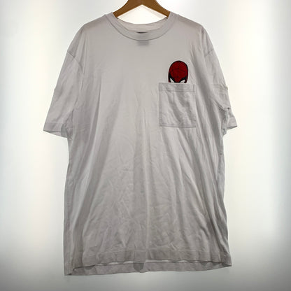 【中古品】【メンズ】 MONCLER モンクレール × SPIDER-MAN スパイダーマン 別注コラボ S/S T-SHIRT H20918C00005 8390T ショートスリーブ Tシャツ 半袖 トップス 141-260828-sa-02-tei サイズ：XL カラー：ホワイト 万代Net店